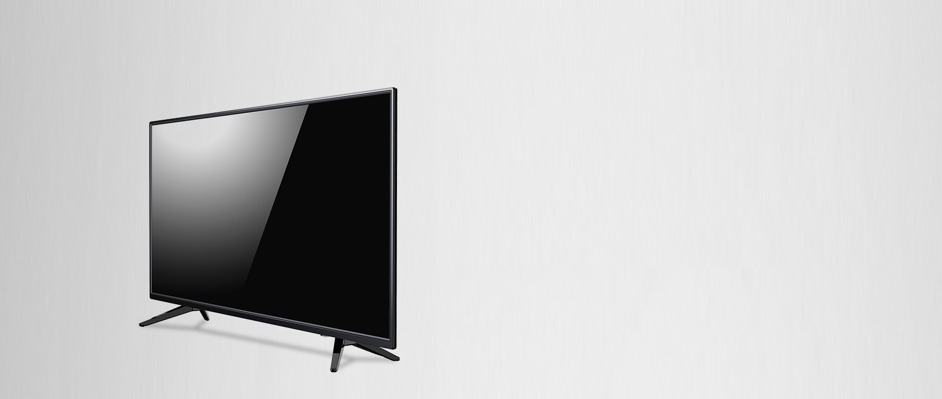 KTC L73 Series LED TV:High-gloss and traceless + surface etching highlight the narrow-edge design.With a tower style metal base,With a blade base.With a metal backboard, solid and nice.